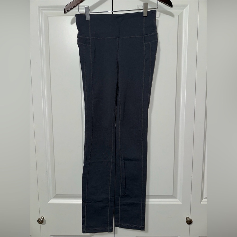 Athleta Women's Straight Leg Pants - Dark Gray